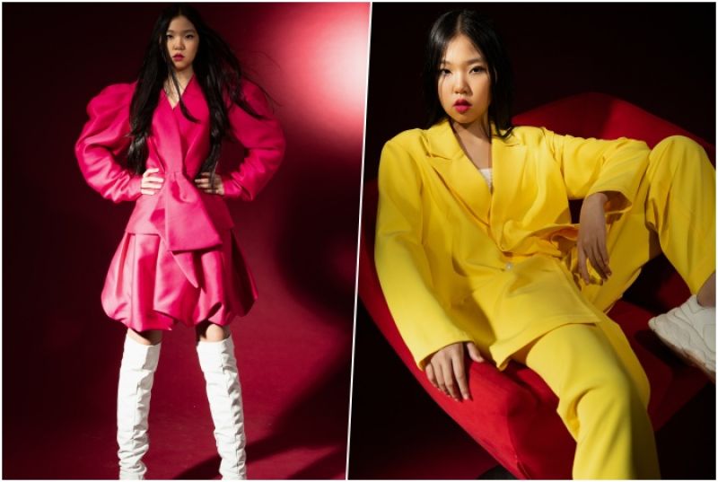 Học tr&ograve; Xu&acirc;n L&acirc;n g&acirc;y ấn tượng mạnh khi ho&aacute; th&acirc;n th&agrave;nh &ldquo;Big city girl&rdquo; trong BST của ANST
