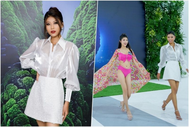 Miss Earth Việt Nam 2022 Thạch Thu Thảo: &ldquo;&Aacute;p lực khi lần đầu trải nghiệm training catwalk&rdquo;