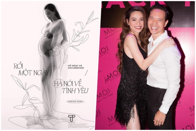 Hồ Ngọc H&agrave; lần đầu khoe bụng bầu v&agrave; chia sẻ về cặp song sinh sắp ch&agrave;o đời