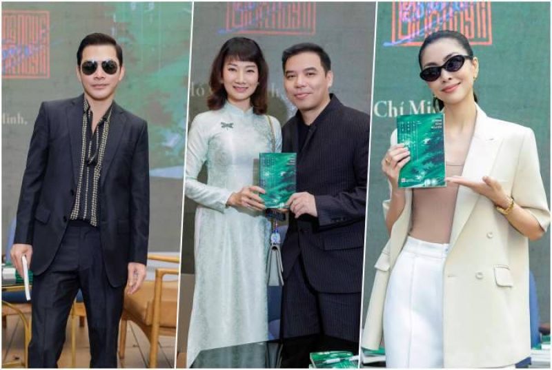 NSND Mỹ Uy&ecirc;n, Tăng Thanh H&agrave;, Trần Bảo Sơn hội ngộ ủng hộ tiểu thuyết mới của Dương B&igrave;nh Nguy&ecirc;n