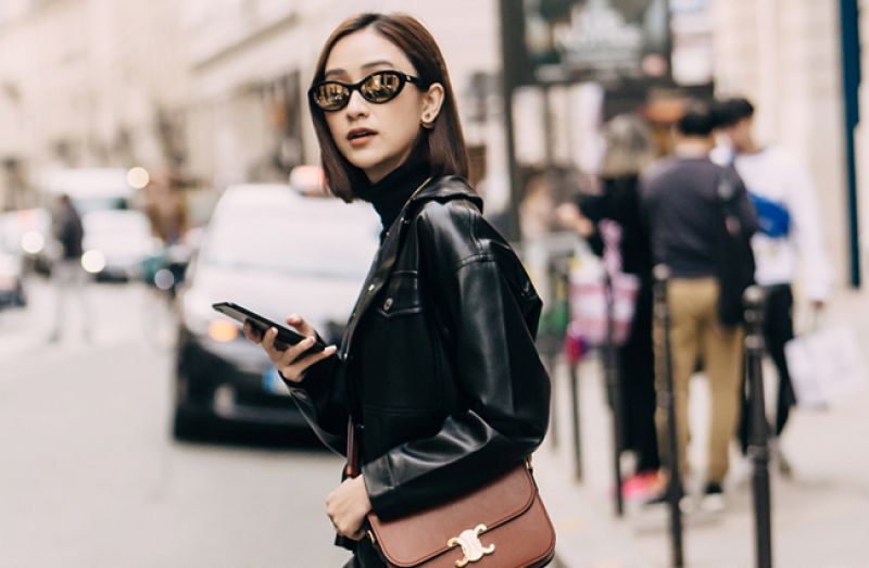 &Aacute; hậu H&agrave; Thu mix đồ chuẩn fashionista tại phố Paris