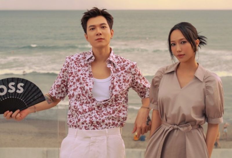 Diệu Nhi - Anh T&uacute; lần đầu dự sự kiện thời trang quốc tế c&ugrave;ng nhau